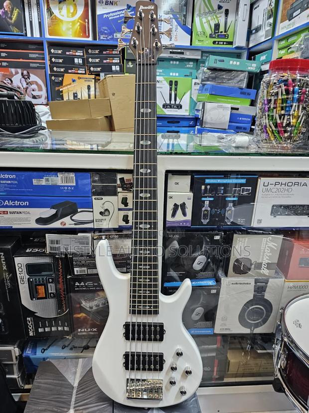 6 Strings Ibanez Active Bass Guitar - thumbnail 6