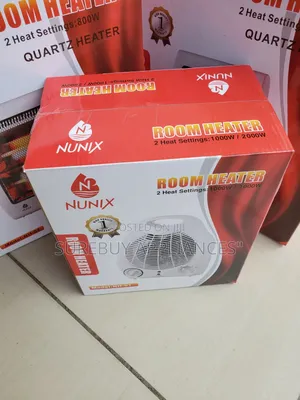 Nunix Portable Room Heater Fan With Adjustable Thermostat
