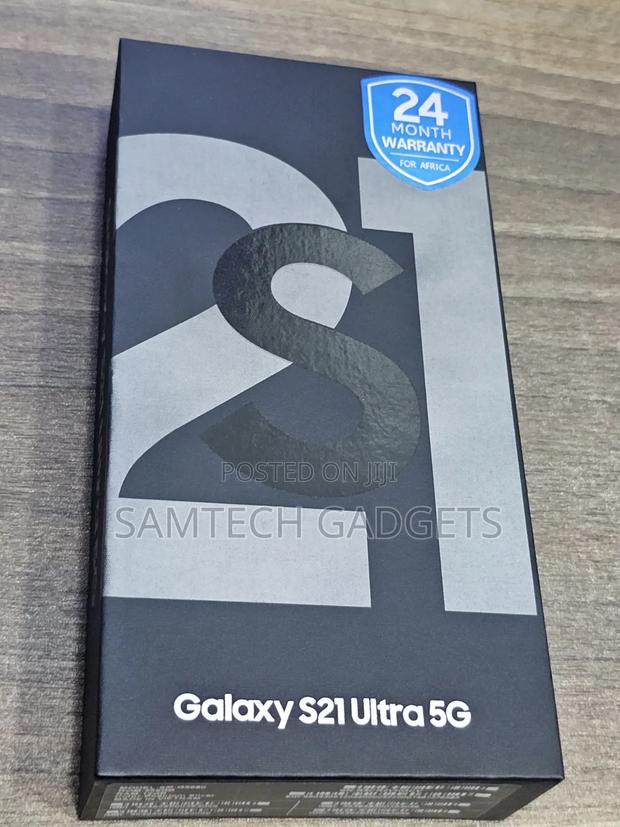 New Samsung Galaxy S21 Ultra 5G 256 GB Silver