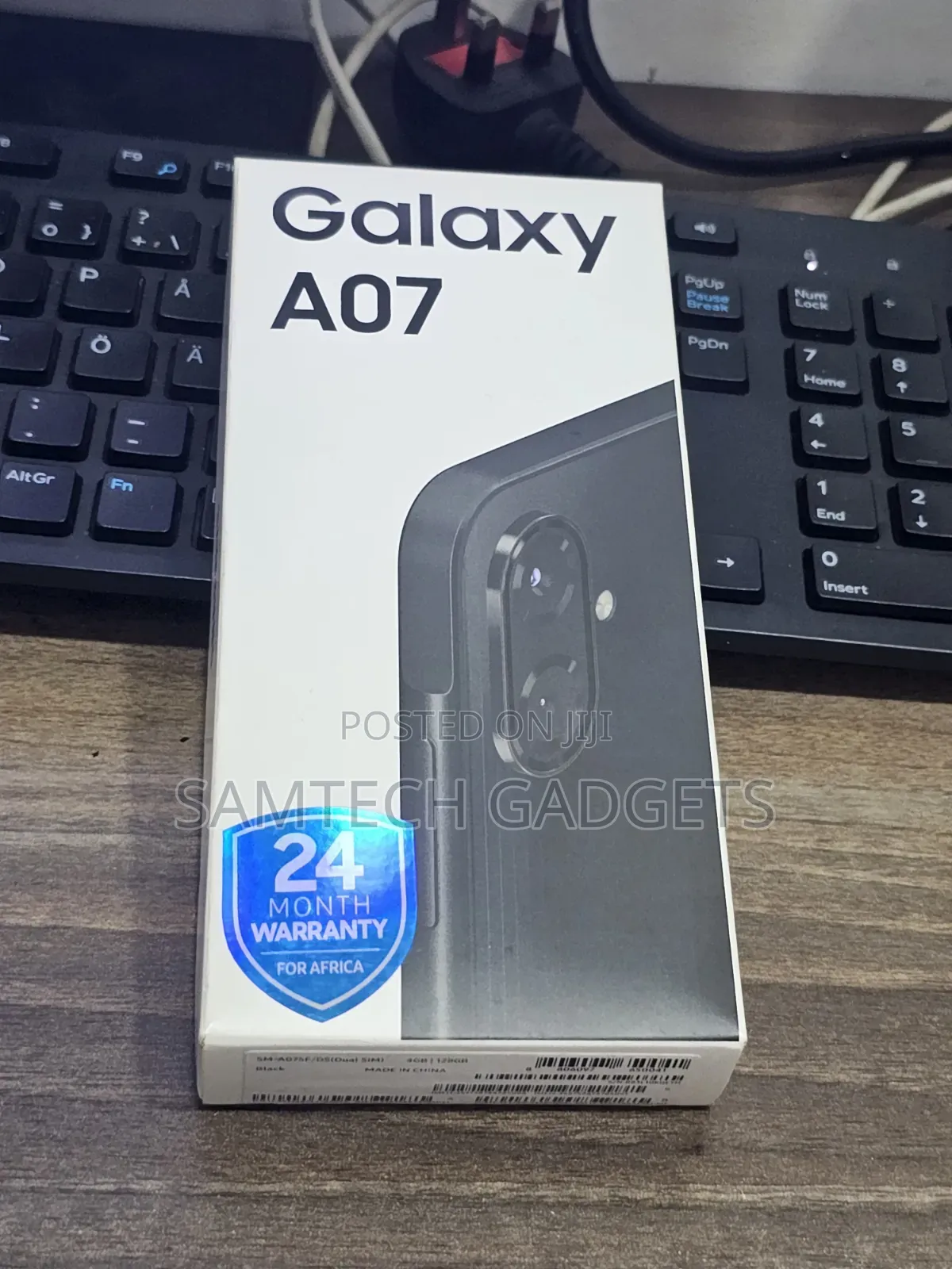 New Samsung Galaxy A07 128 GB Black