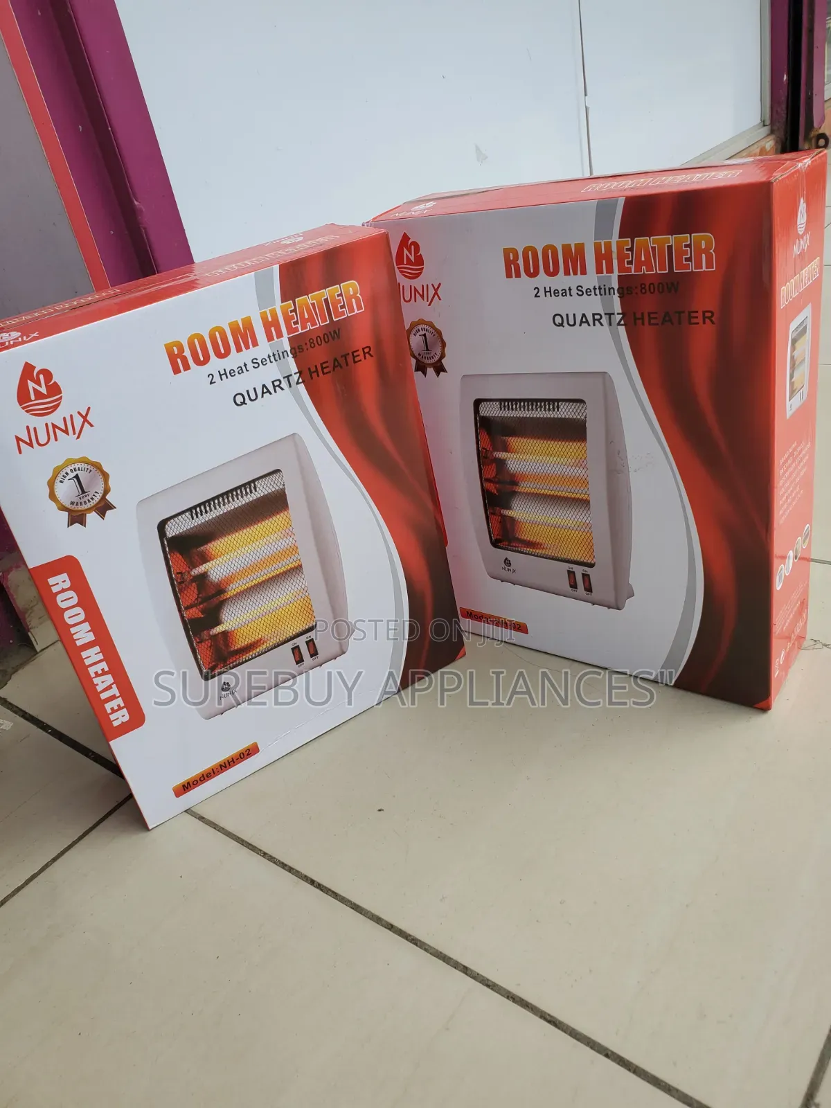 Nunix Quartz Room Warmer – Fast Heating Portable Heater