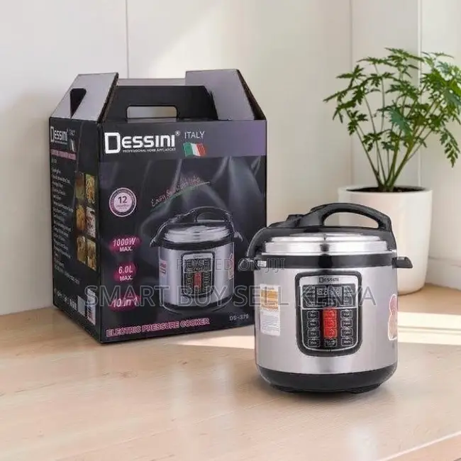 Dessini Large 6 Litre Capacity Programmable Electric Pressure Cooker