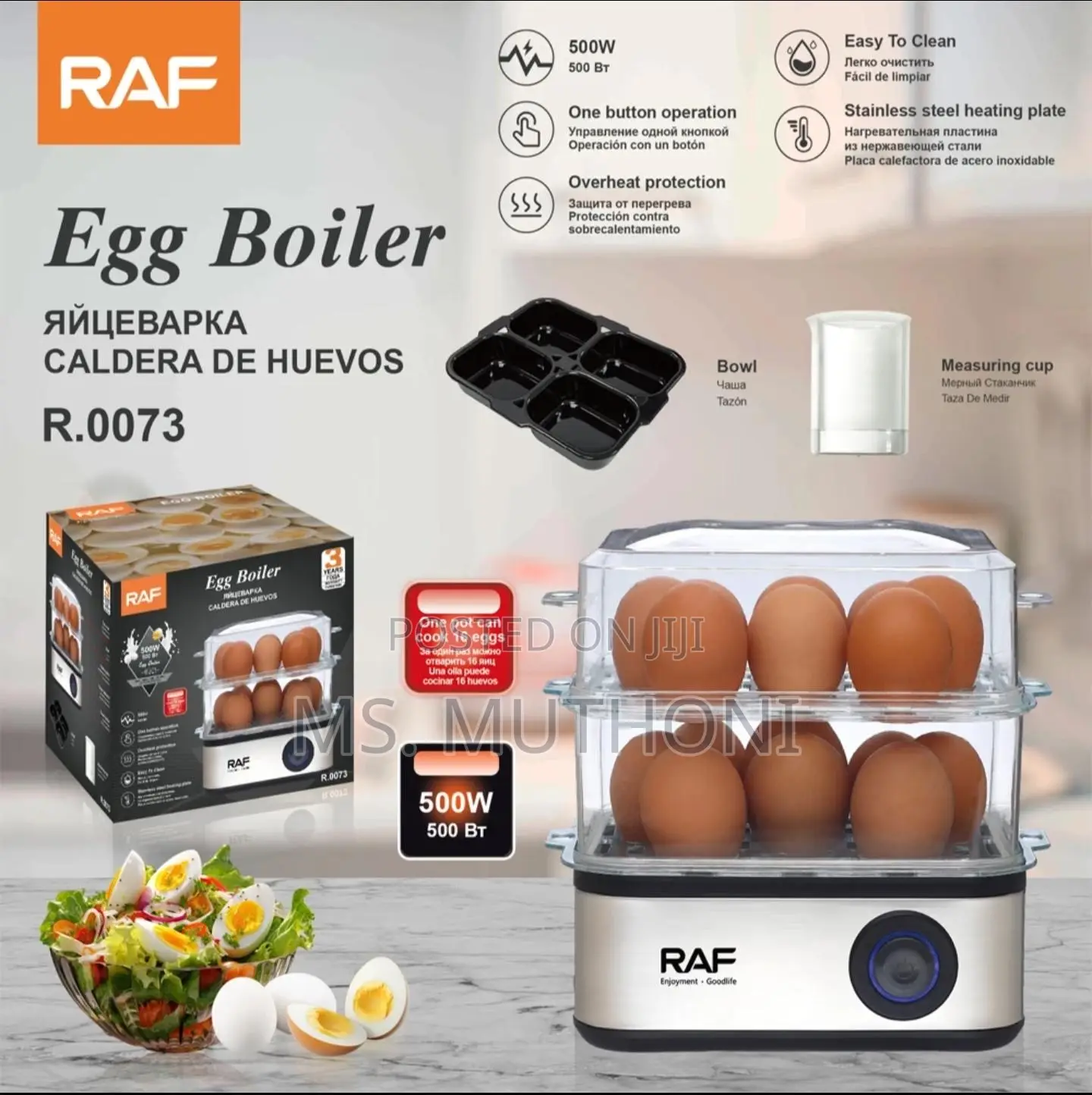 16 Slots Electric Egg Boiler / Steamer