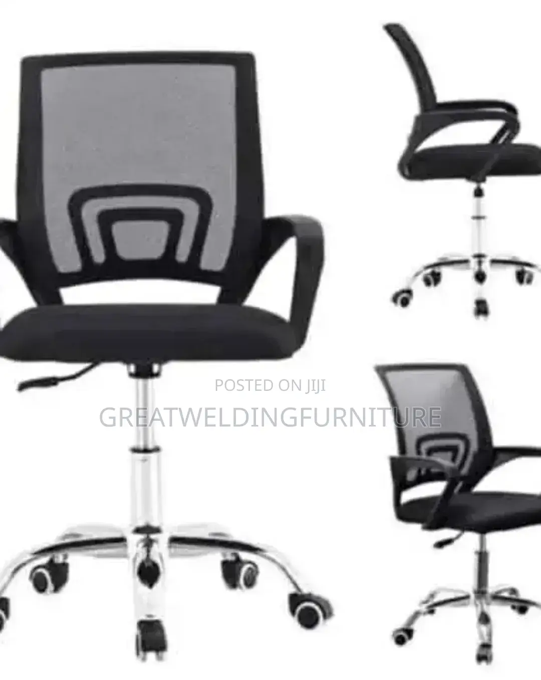 Three Adjustable Swivel Mesh Office Chair Zm