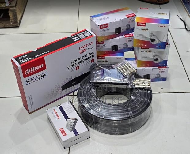 Dahua 4ch CCTV System Kit 4 Cameras Reliable Surveillance