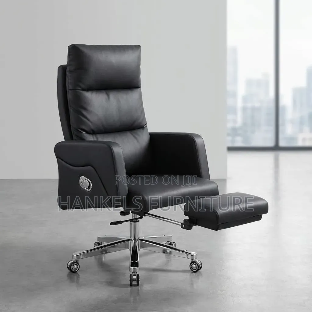 Recliner Office Chair With Foot Rest – Adjustable Comfort Seat