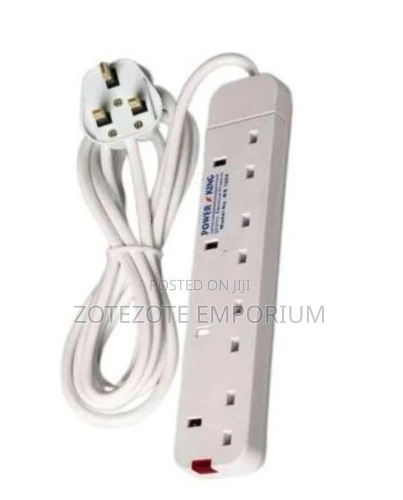 4 Way Socket Extension - 3m Cable