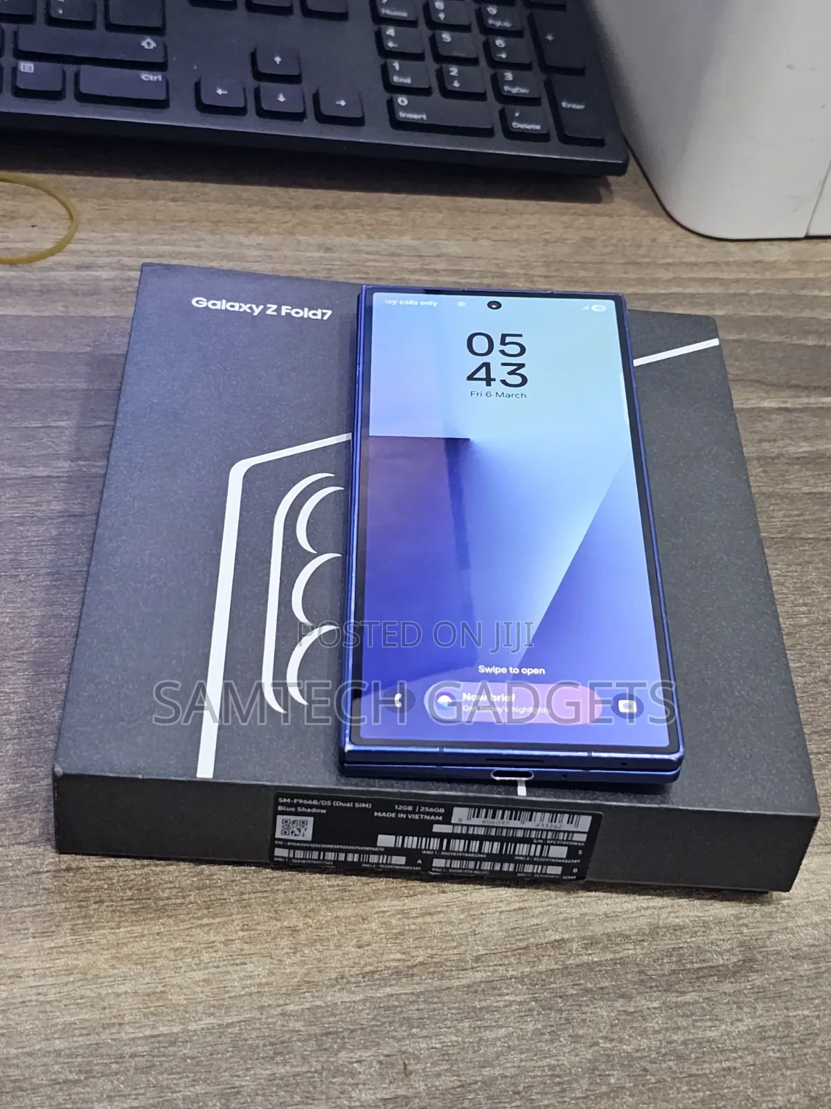 Samsung Galaxy Z Fold7 256 GB Blue