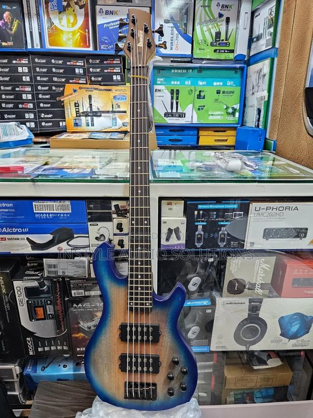 5 String Ibanez Sleek Active Bass Guitar