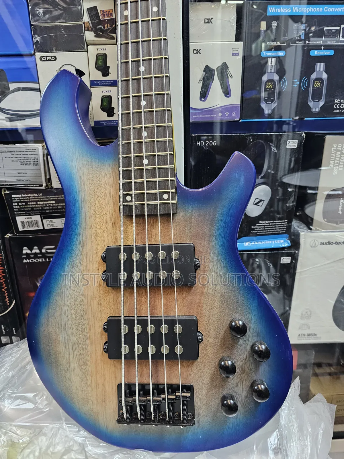 5 String Ibanez Sleek Active Bass Guitar