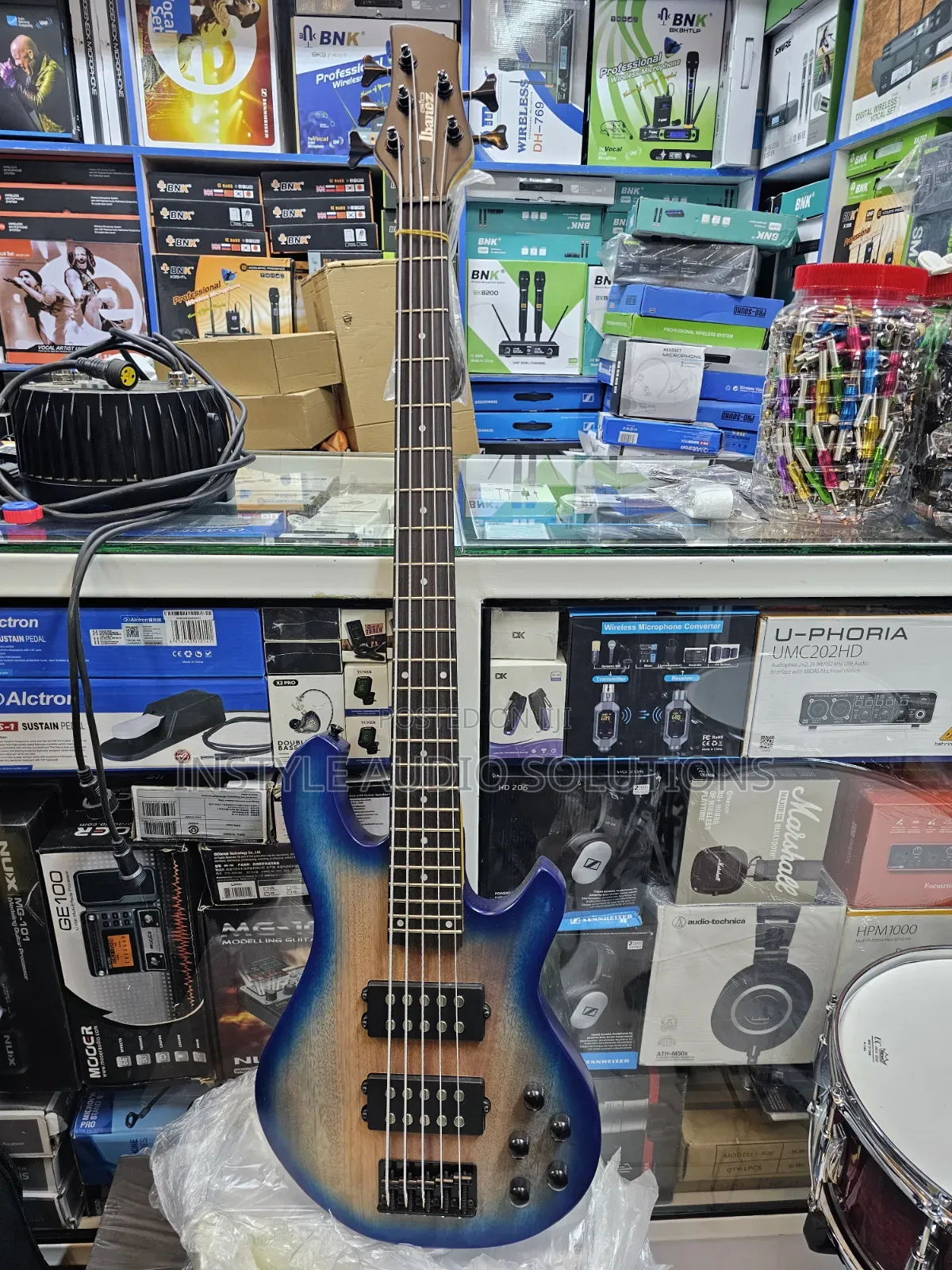 5 String Ibanez Sleek Active Bass Guitar