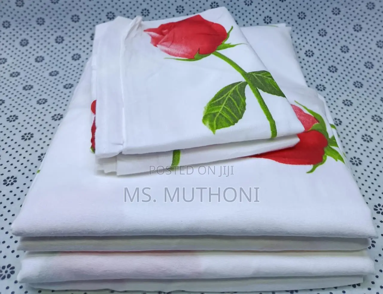Beautiful Pattern 4 Piece Cotton Bedsheets Sets*