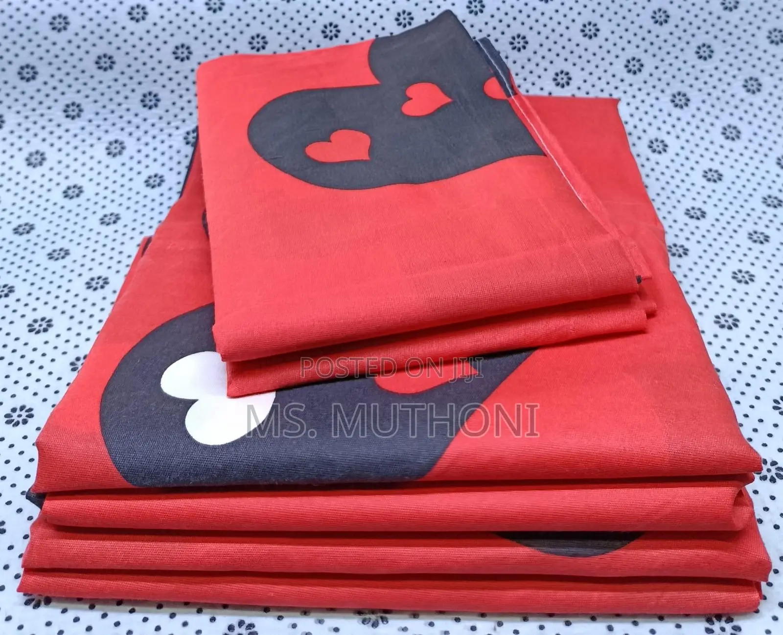 Beautiful Pattern 4 Piece Cotton Bedsheets Sets*