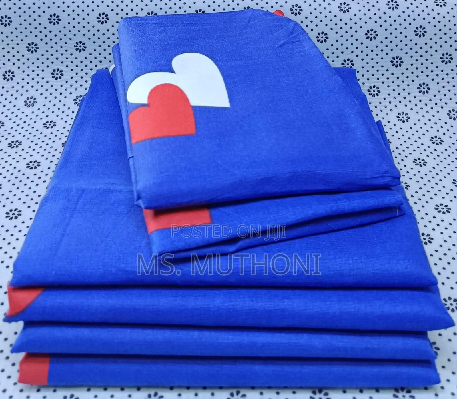 Beautiful Pattern 4 Piece Cotton Bedsheets Sets*