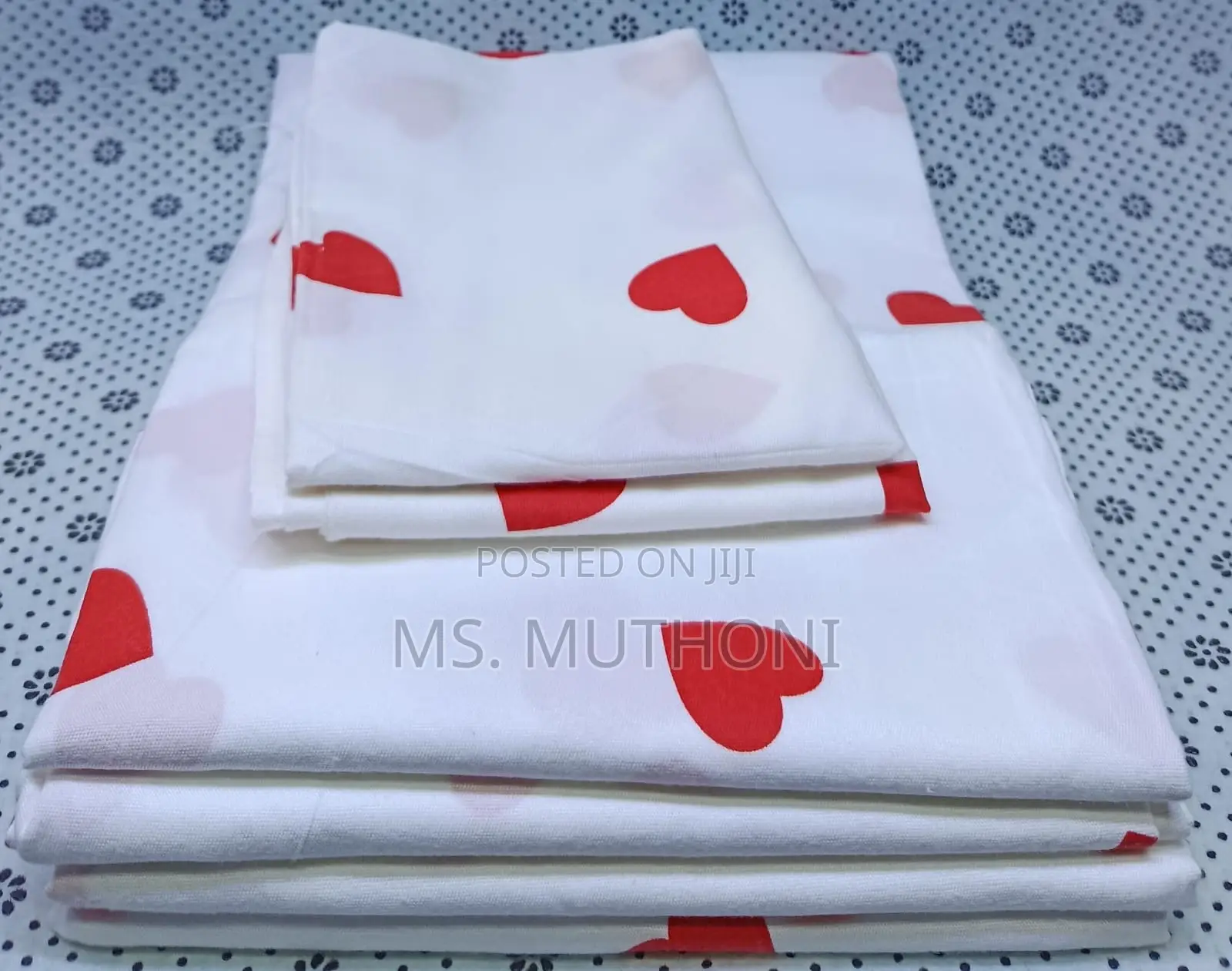 Beautiful Pattern 4 Piece Cotton Bedsheets Sets*