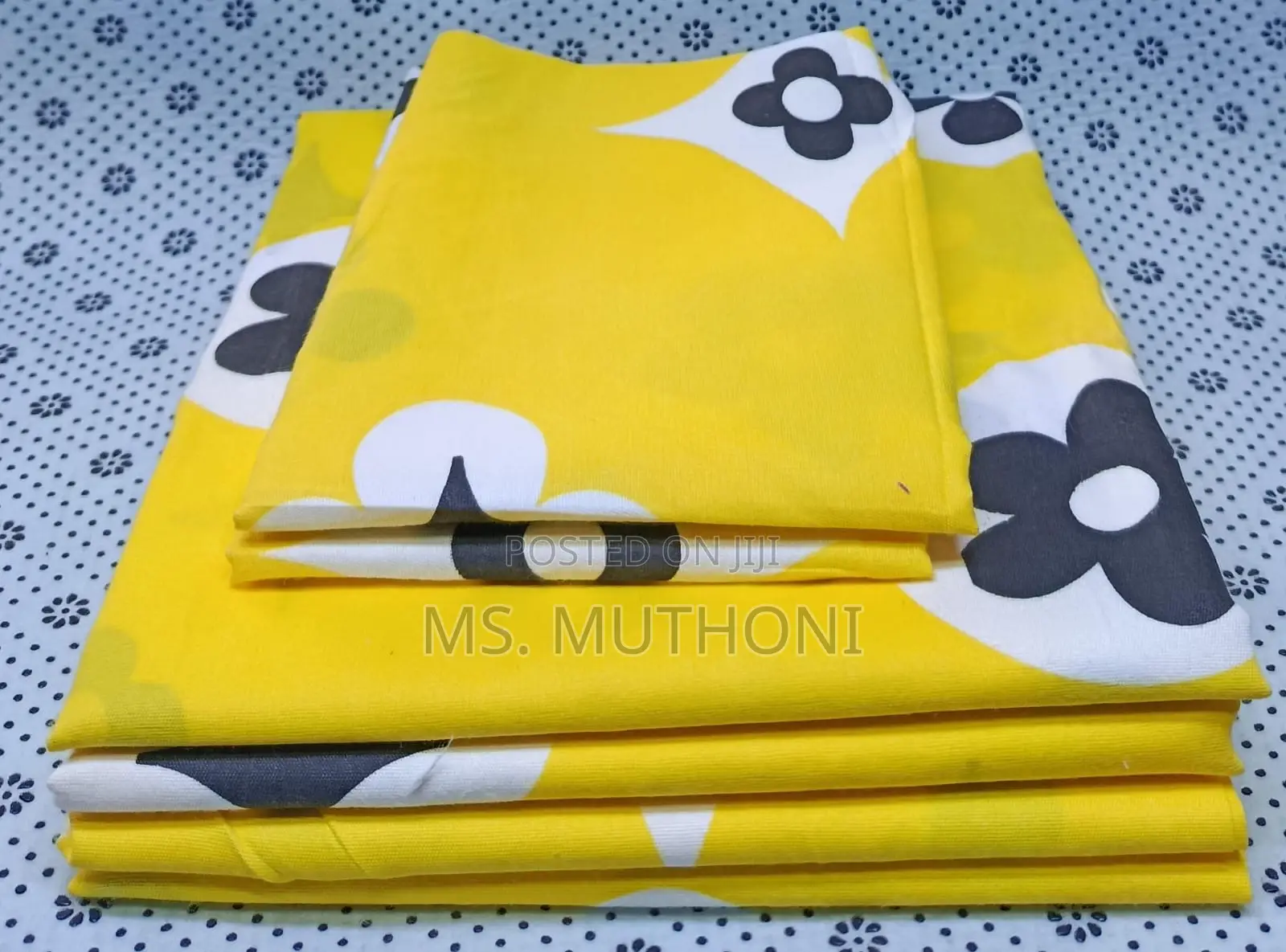 Beautiful Pattern 4 Piece Cotton Bedsheets Sets*