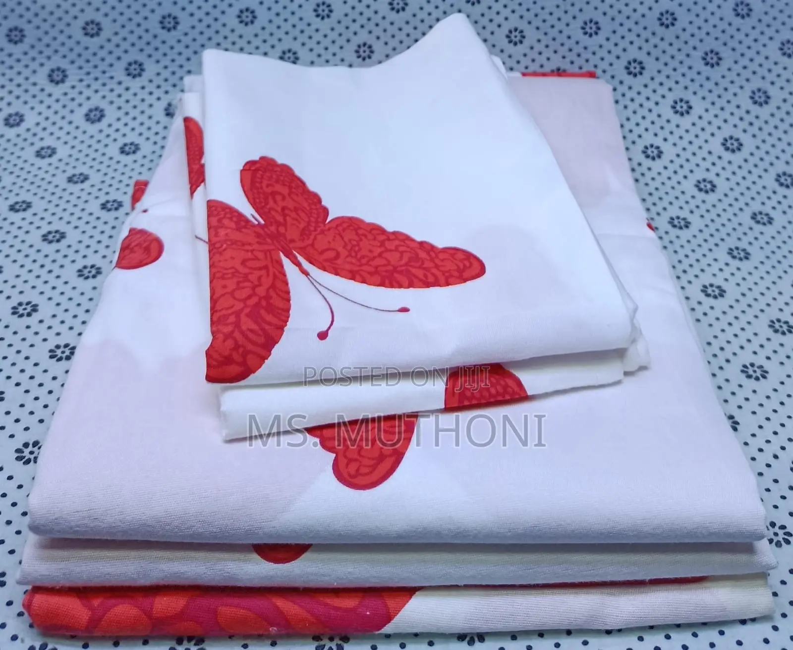 Beautiful Pattern 4 Piece Cotton Bedsheets Sets*