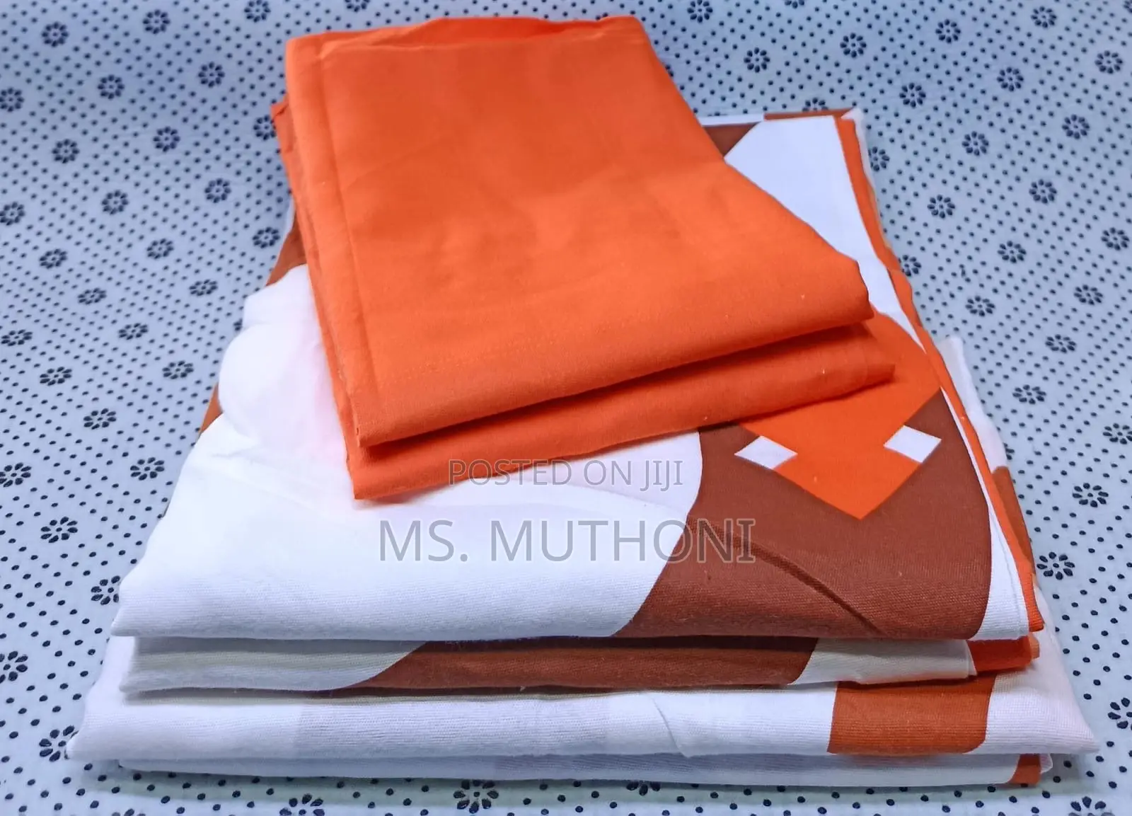 Beautiful Pattern 4 Piece Cotton Bedsheets Sets*