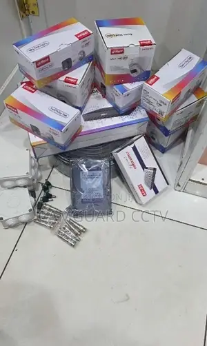 Eight Colorvu Cameras Dahua 8 Channel CCTV Full Package 1080p Camera