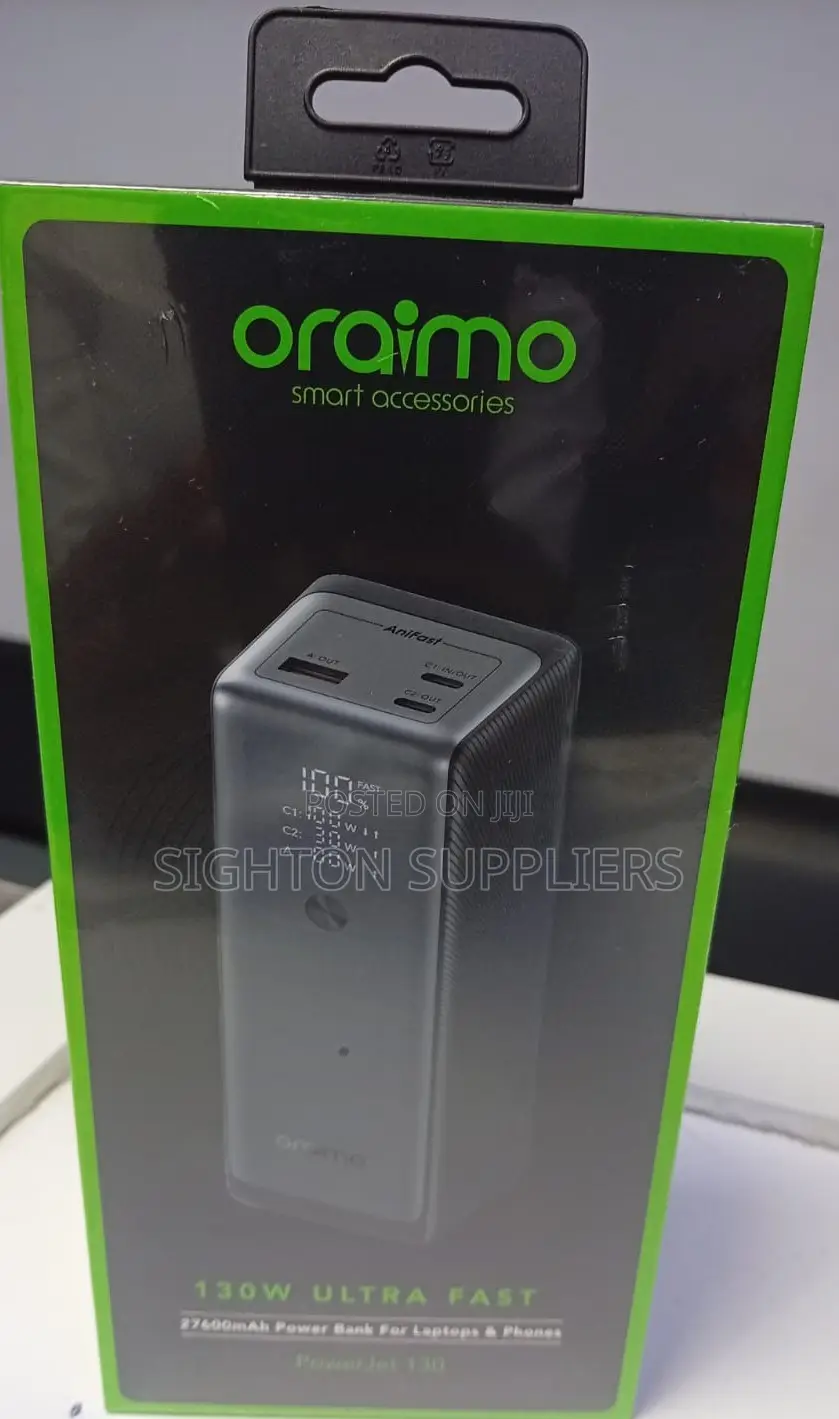Oraimo Powerjet 130 27600mah 130w Power Bank