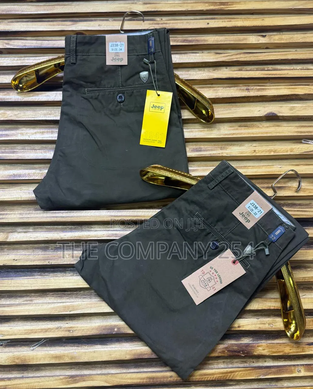 Quality Casual Hard Khaki Men Casual Trouser Available