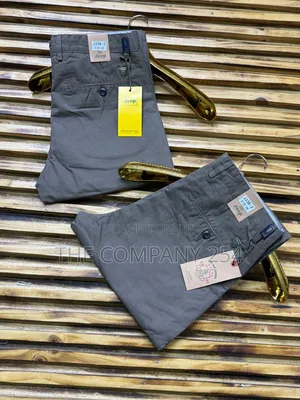 Quality Casual Hard Khaki Men Casual Trouser Available