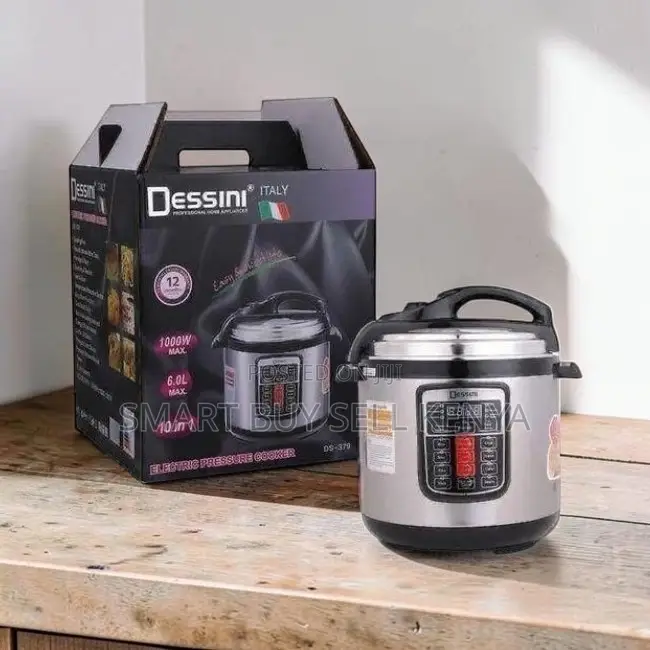 Dessini 6 Litre Programmable Electric Pressure Cooker With Delay Timer