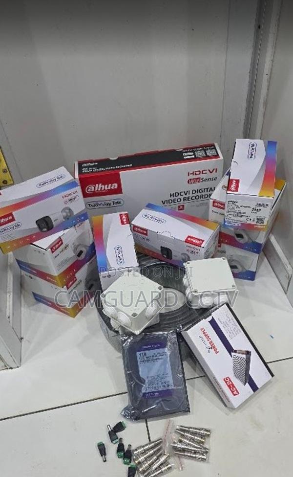 Complete Hd Dahua 8 Colorvu CCTV Cameras