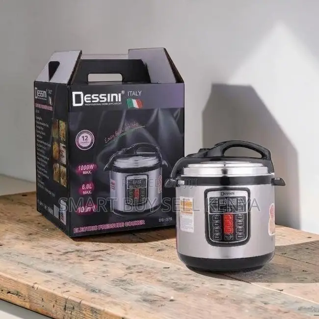 Dessini 6l Programmable Electric Pressure Cooker With Easy Controls