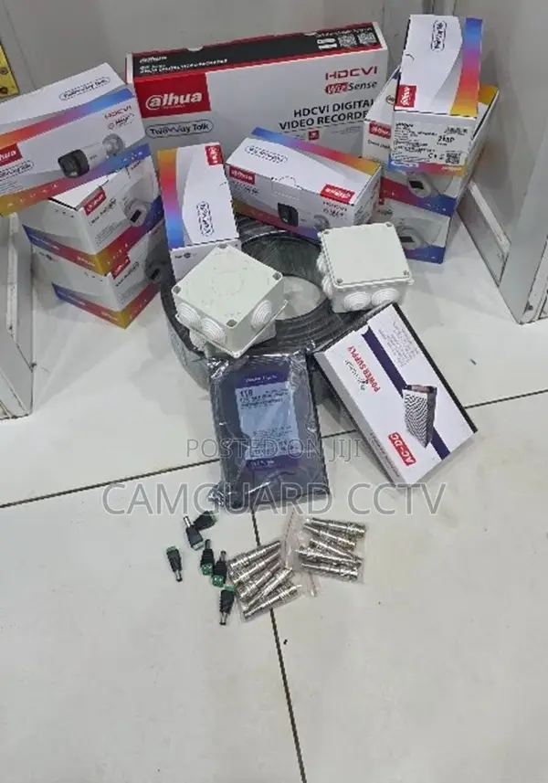 Dahua 8 Channel CCTV Camera Complete Kit Ir Full 1080p Full Color