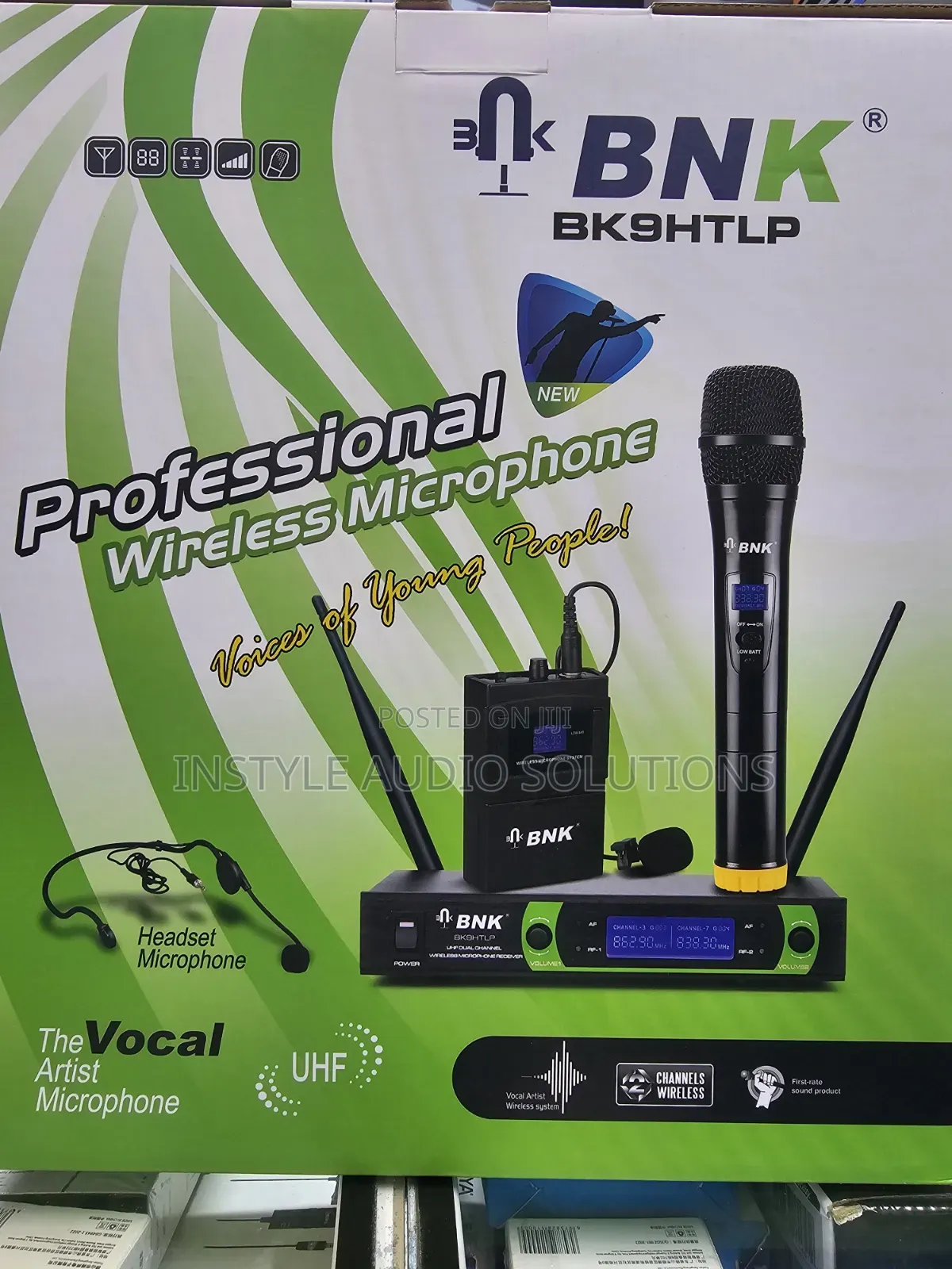 BNK Bk9htlp Professional Wireless Microphone