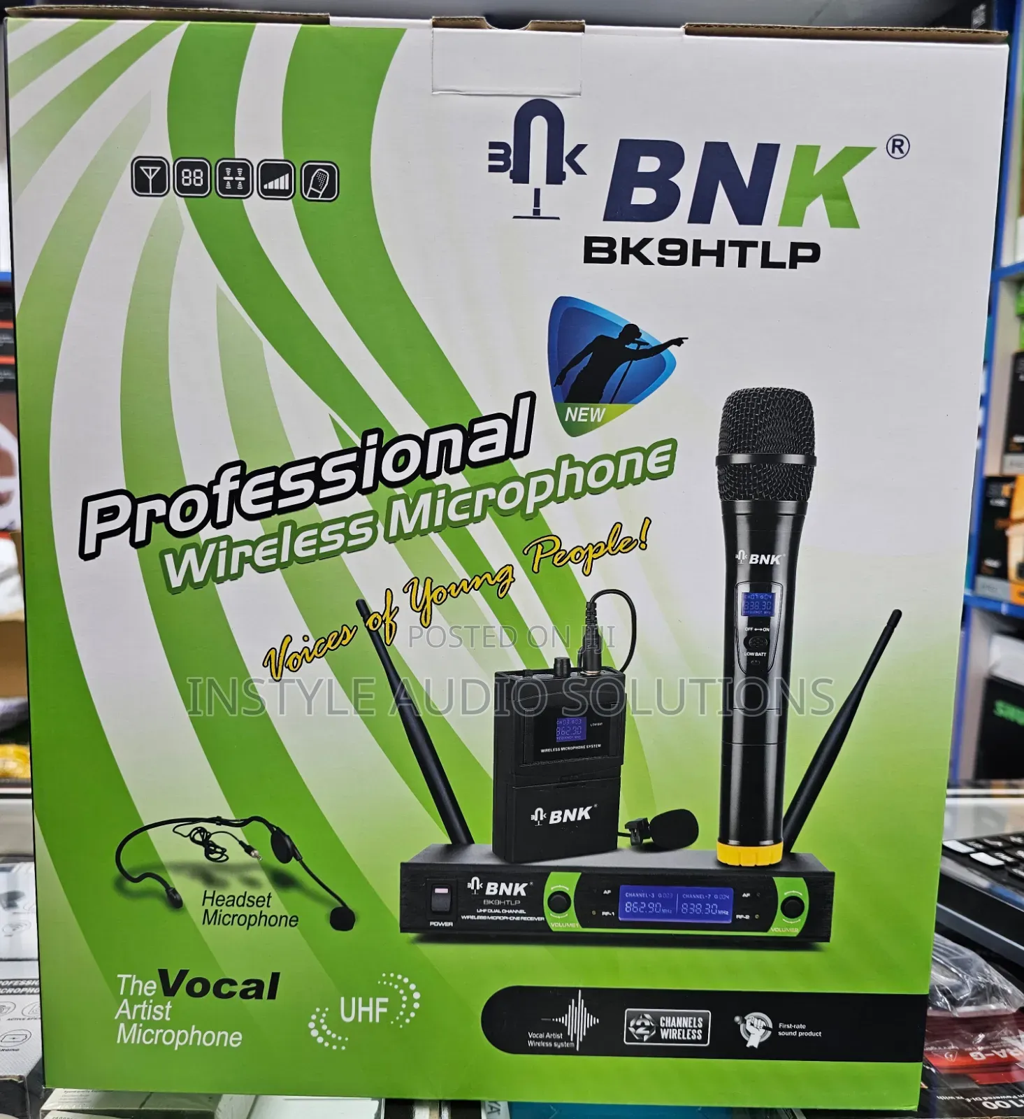 BNK Bk9htlp Professional Wireless Microphone
