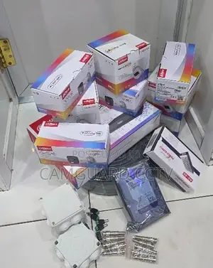 Complete Dahua 8 Cameras Channel CCTV Package 2mp Full Color