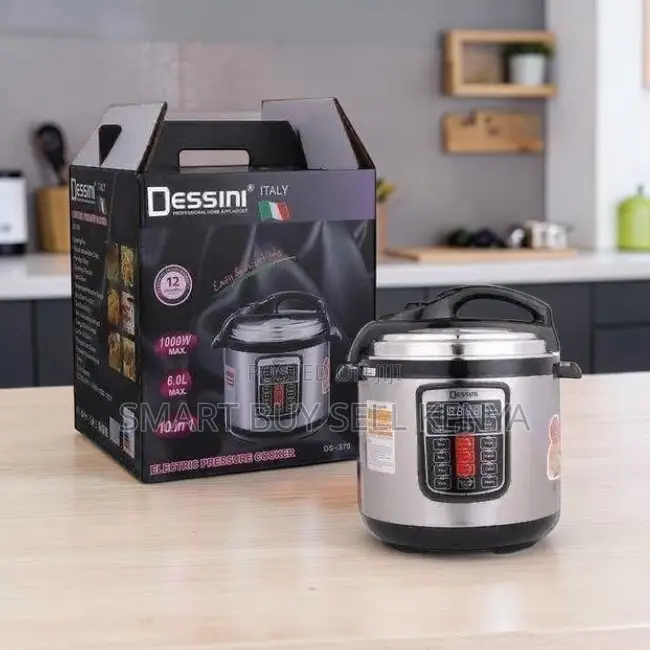 Cool-Touch Handles Dessini 6l Programmable Electric Pressure Cooker