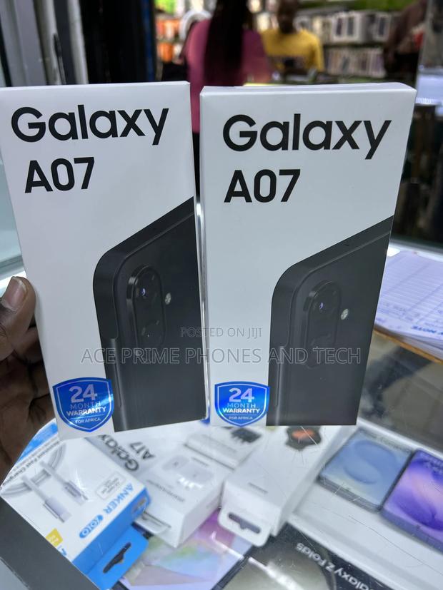 New Samsung Galaxy A07 4G 128 GB Black