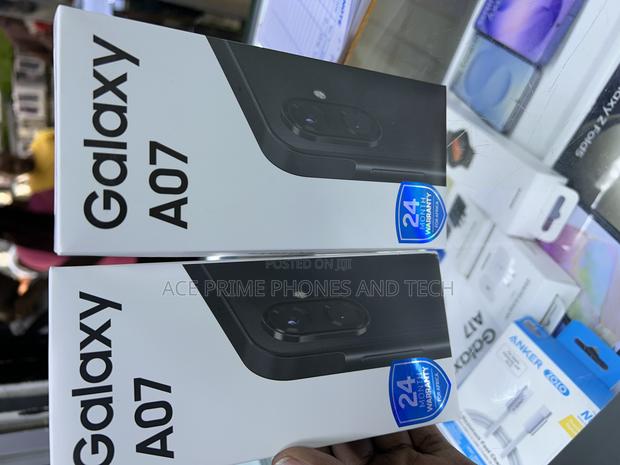 New Samsung Galaxy A07 4G 128 GB Black - thumbnail 2