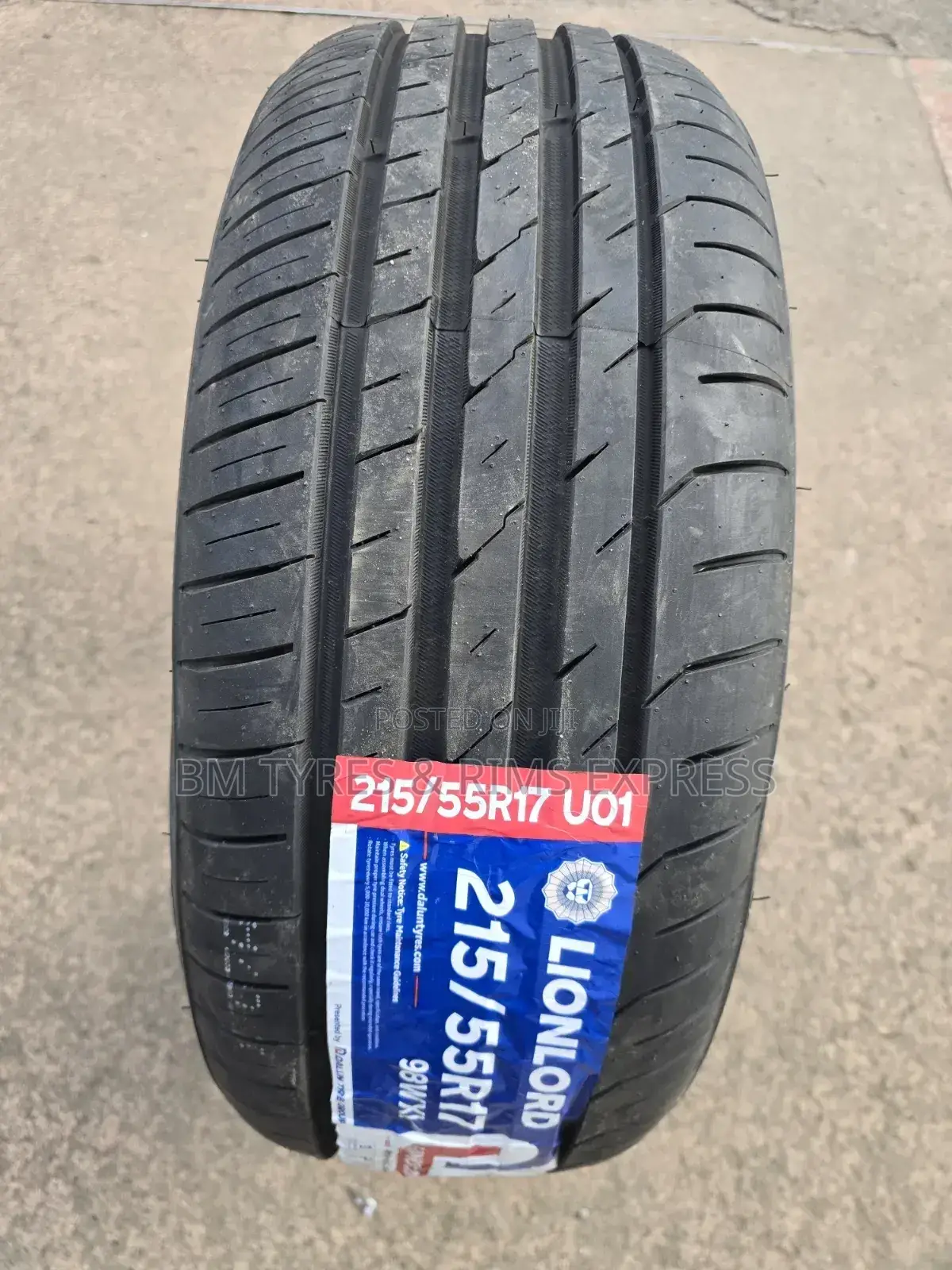 215 /55 R17 Lionlord Tyres.