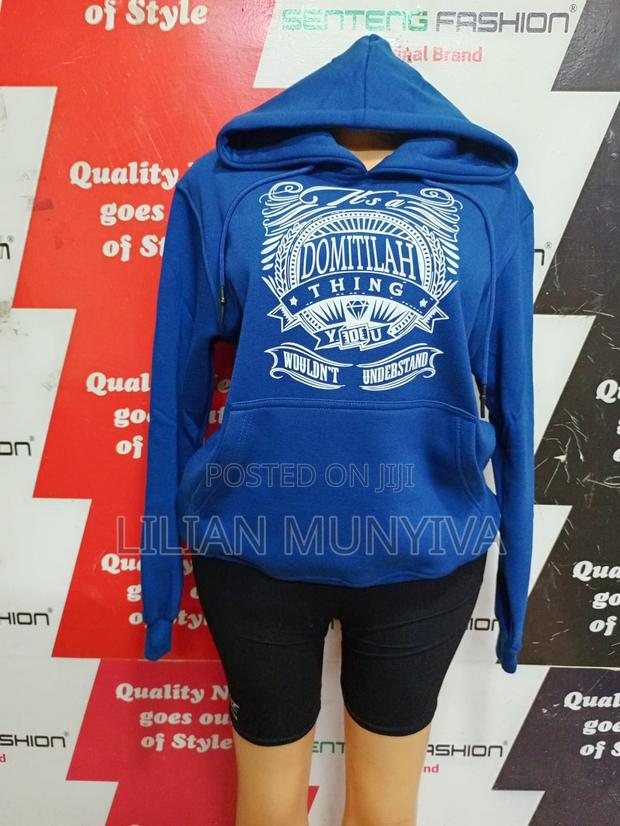 Branded Prusian Blue Hoodie - thumbnail 5