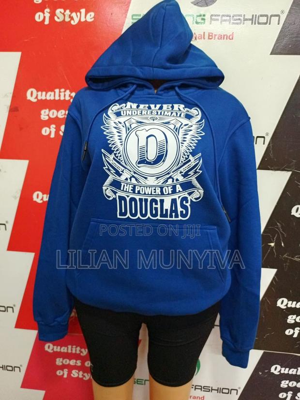 Branded Prusian Blue Hoodie - main view