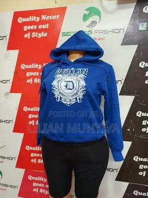 Branded Prusian Blue Hoodie