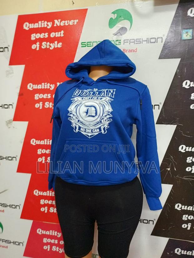 Branded Prusian Blue Hoodie - thumbnail 4