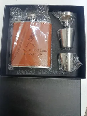 Johnnie Walker Hip Whiskey Bottle