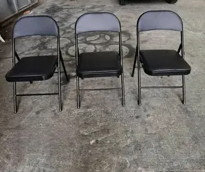 Padded Foldable Leather Chair