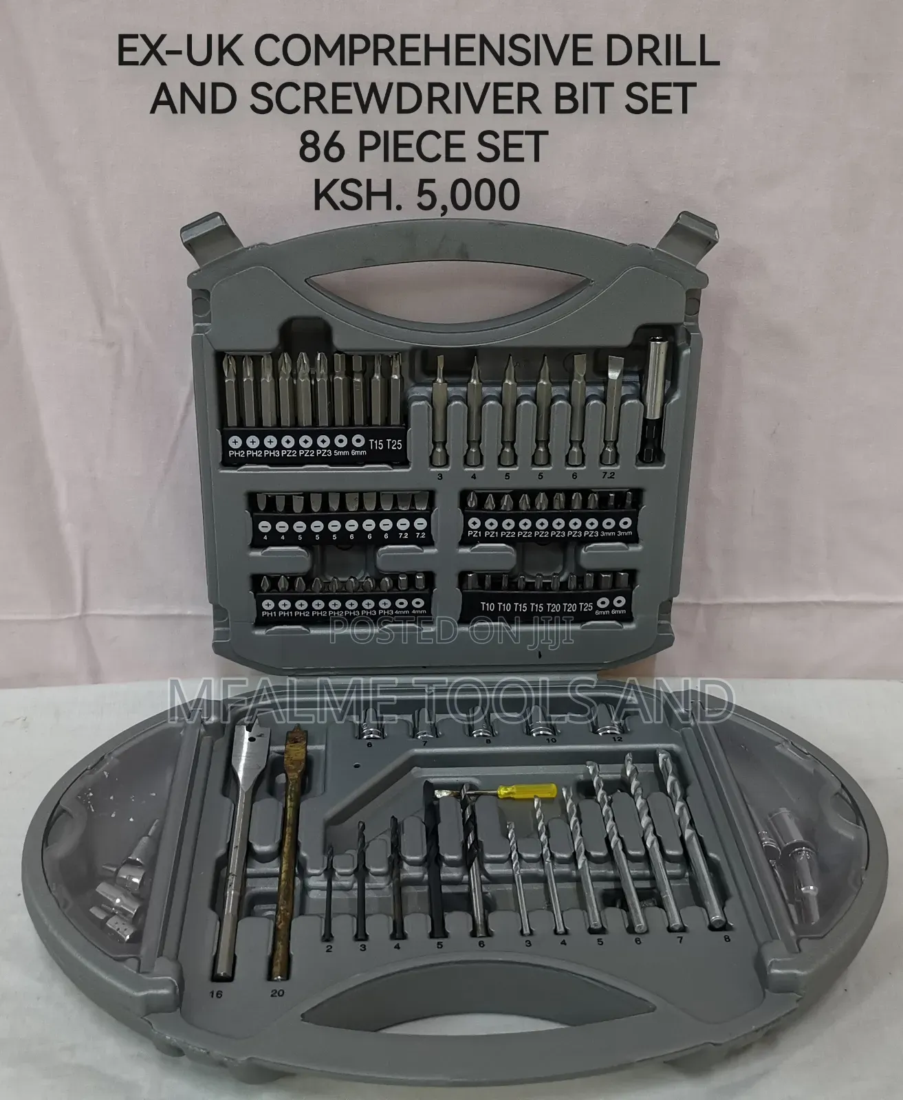 Comprehensive Drill and Screwdriver Bit Set