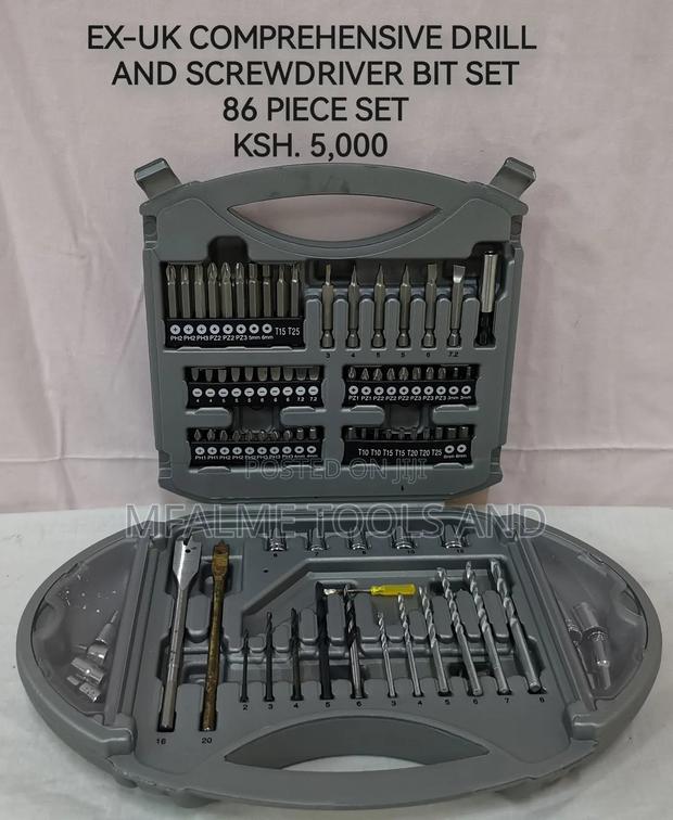 Comprehensive Drill and Screwdriver Bit Set