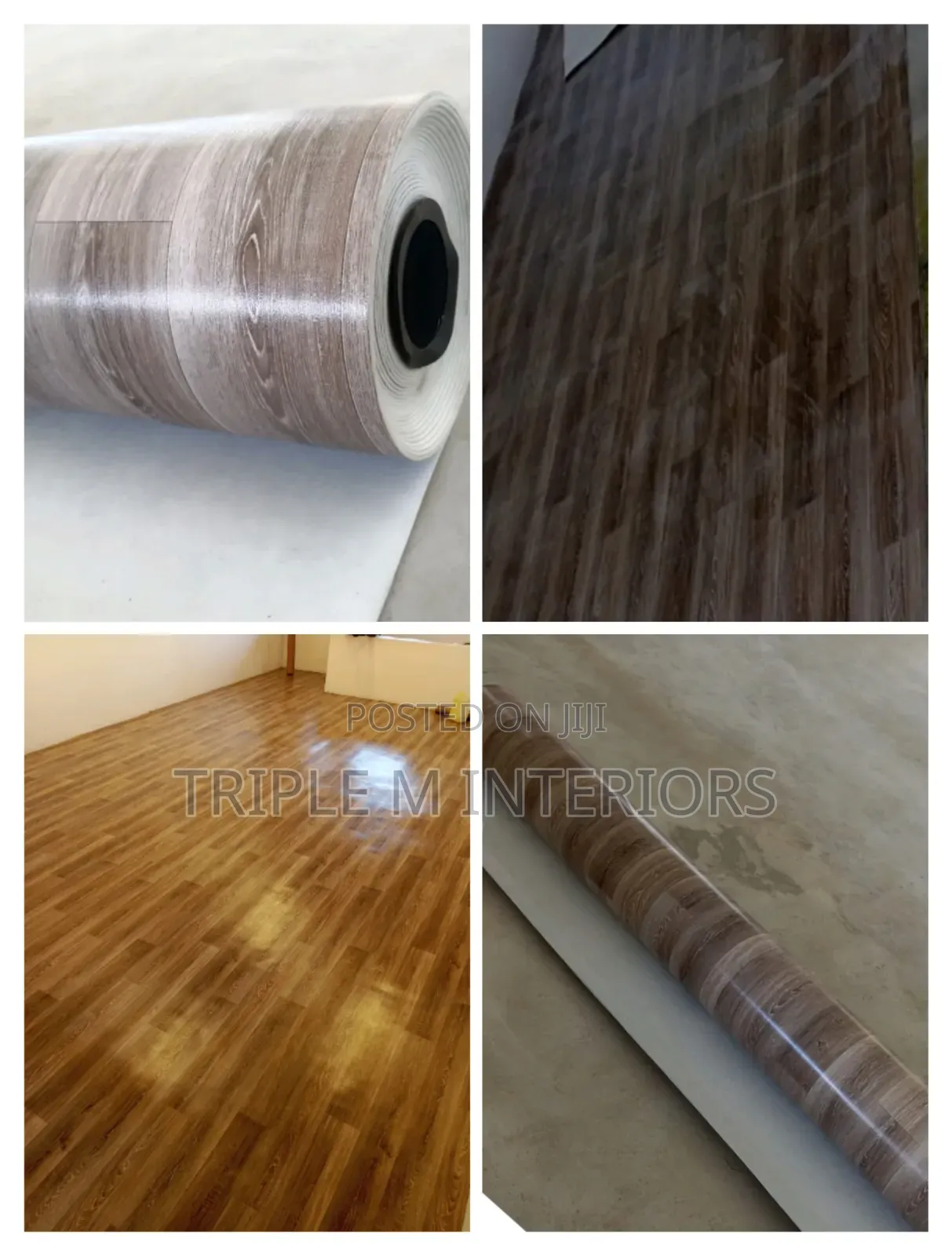 Durable Vinyl Flooring Mkeka Wa Mbao