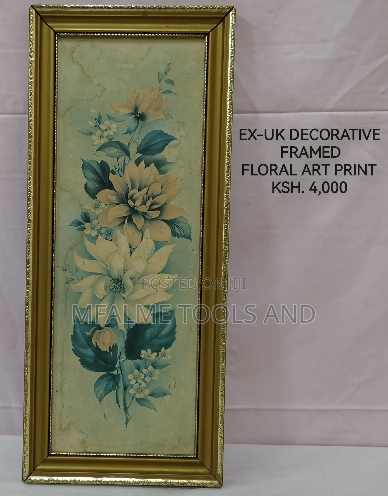 Decorative Framed Floral Art Print