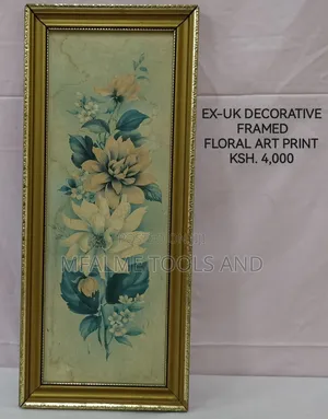 Decorative Framed Floral Art Print