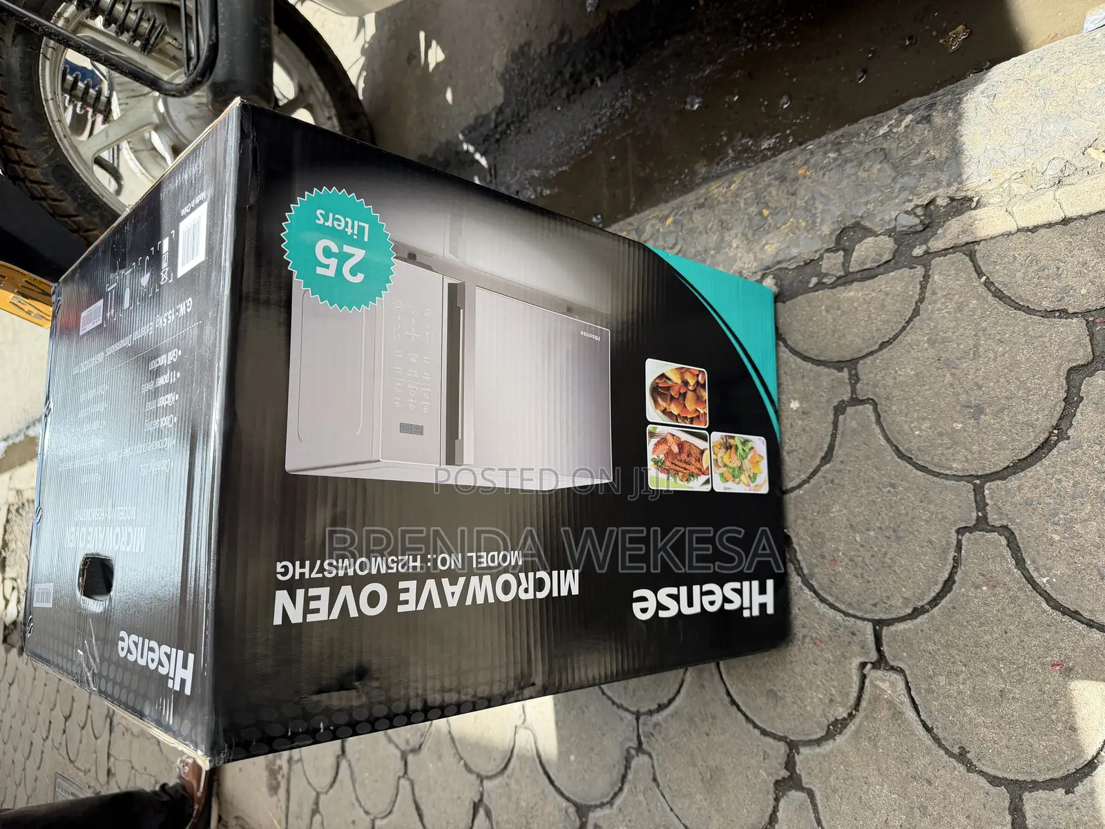 Hisense 25l Digital Microwave With Grill H25momws7hg