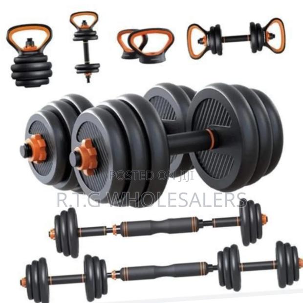 Multi-Function 6in1 Kettlebell Dumbbell Barbell Set